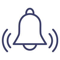 alerts bell icon