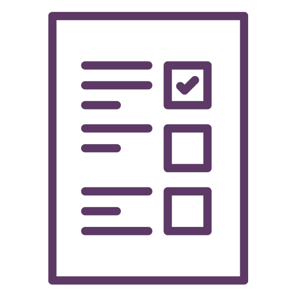 purple recommend icon